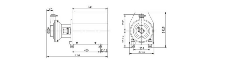 11/15Kw-40T/50T-32m 回程泵（自吸泵） Return pump(self-priming pump)